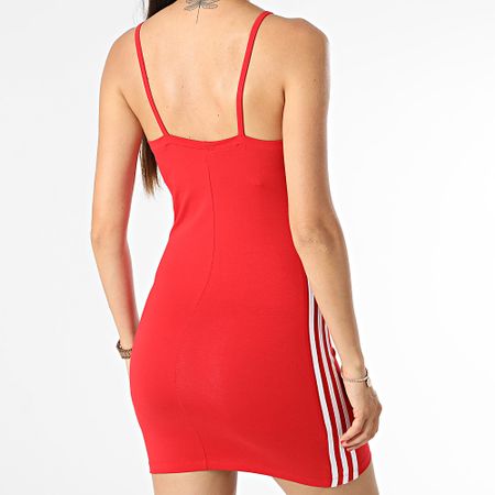 Adidas Originals - Vestido de tirantes para mujer IB7402 Rojo