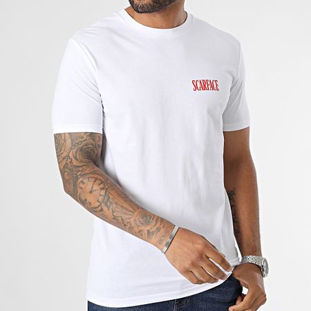 Scarface - Camiseta Sitting blanca