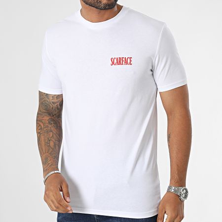 Scarface - Camiseta Sitting blanca