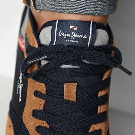 Pepe Jeans - Zapatillas London Forest M PMS30992 Cognac