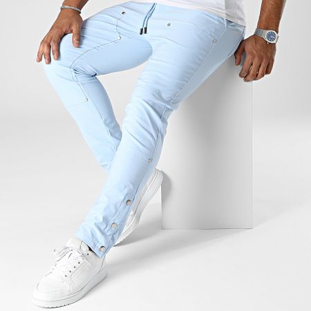 John H - Pantalones de chándal azul claro