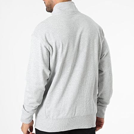 New Balance - MT31501 Sudadera con cremallera gris jaspeado
