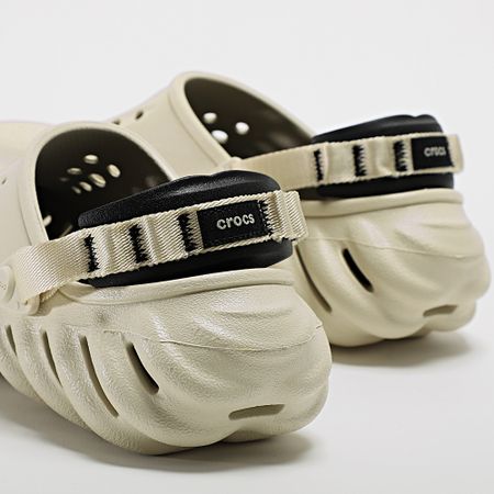 Crocs - Zueco Claquettes Echo Hueso Negro