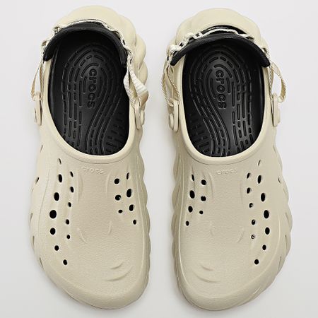 Crocs - Zueco Claquettes Echo Hueso Negro