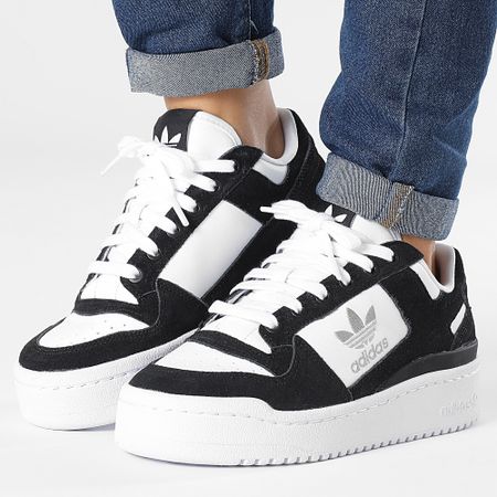 Adidas Originals - Forum Bold Zapatillas Mujer IG0269 Core Negro Gris Dos Calzado Blanco
