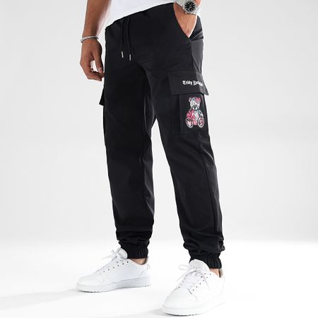 Teddy Yacht Club - Art Series Pantalón Cargo Rosa Negro