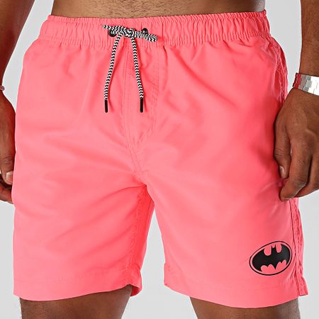 DC Comics - Bañador Logo Batman Rosa Fluo