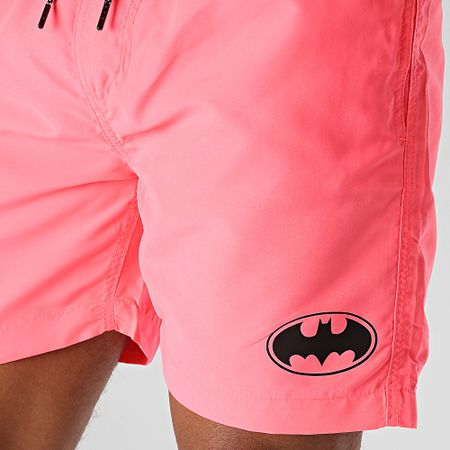 DC Comics - Bañador Logo Batman Rosa Fluo