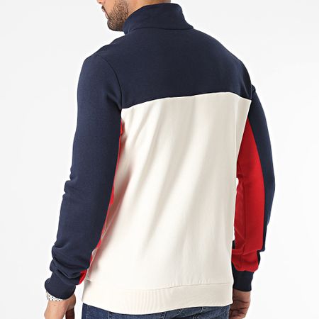 Fila - Azul Marino Blanco Rojo FAM0499 Sudadera con cremallera
