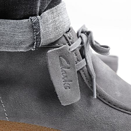 Clarks - Wallabee Evo Zapatos de ante gris