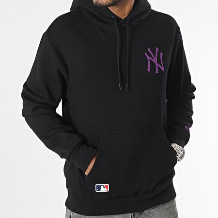 New Era - Sudadera con capucha League Essentials New York Yankees 60416438 Negro