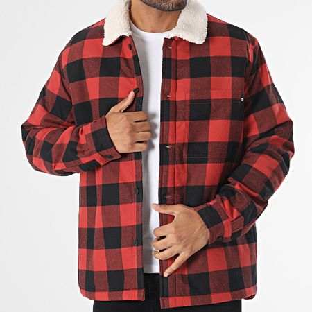 Timberland - Chaqueta a cuadros Buffalo A6FWN Rojo Negro