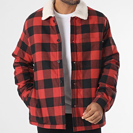 Timberland - Chaqueta a cuadros Buffalo A6FWN Rojo Negro