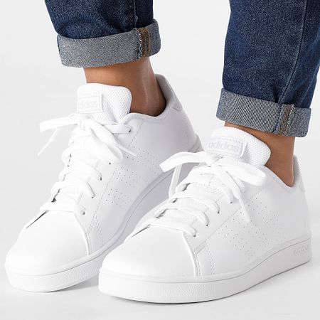 Adidas Performance - Mujer Advantage K Zapatillas IG2511 Calzado Blanco Gris Uno