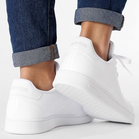 Adidas Performance - Mujer Advantage K Zapatillas IG2511 Calzado Blanco Gris Uno