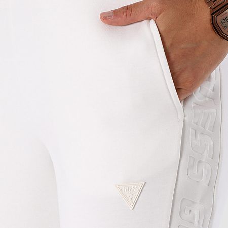 Guess - Pantalones de chándal con banda para mujer V2YB18-K7UW2 Beige