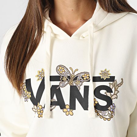 Vans - Sudadera con capucha Wild Trippy Paisley para mujer Blanco