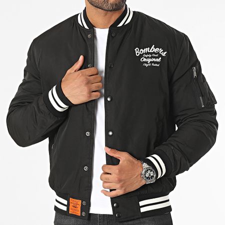 Bombers Original - Chaqueta Bomber Snapper Negra