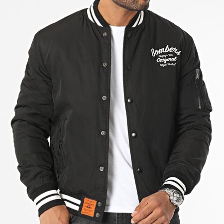 Bombers Original - Chaqueta Bomber Snapper Negra