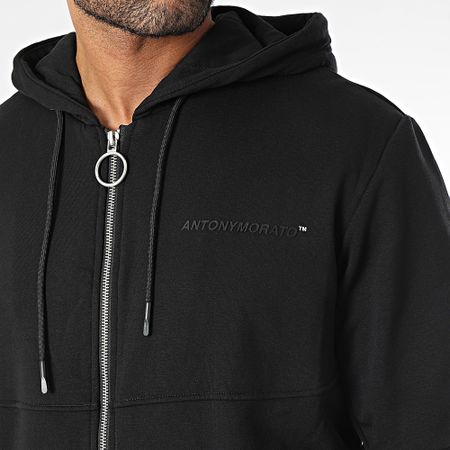 Antony Morato - Chicago MMFL00947 Sudadera con capucha y cremallera Negro