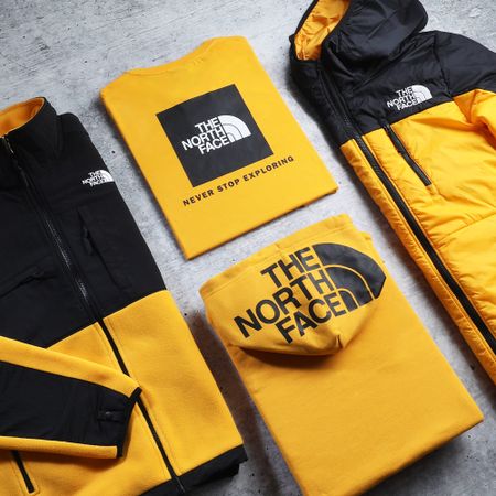 The North Face - Denali Fleece Jacket Amarillo Negro