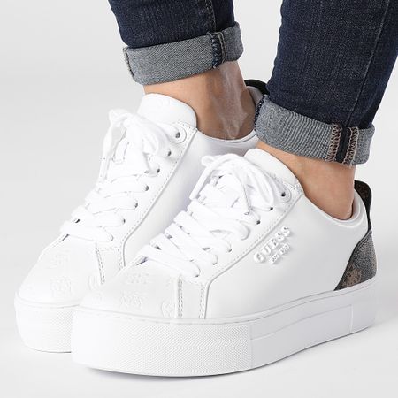 Guess - Zapatillas Mujer FL8GEAPEL12 Blancas