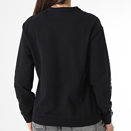 EA7 Emporio Armani - Sudadera de cuello redondo para mujer 6RTM09-TJPLZ Negro Oro
