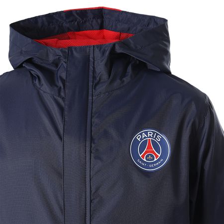 PSG - Cortavientos con capucha para niños P15075 Azul marino