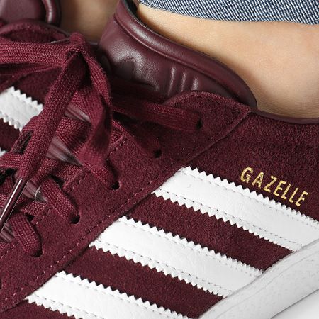 Adidas Originals - IG9933 Gazelle Zapatillas Mujer Granate Nube Blanco