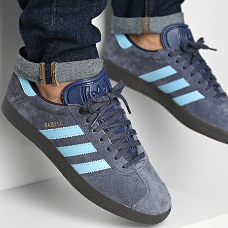 Adidas Originals - Zapatillas Gazelle IG4988 Shadow Navy Clear Blue Gum 5