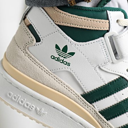 Adidas Originals - Zapatillas Forum Mid IF1427 Calzado Core Verde Aluminio