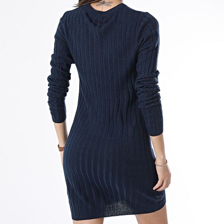Only - Vestido de manga larga Joy para mujer Azul marino