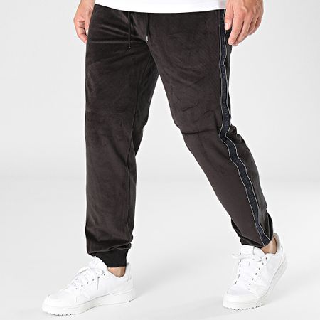 Tommy Hilfiger - Track Rib Velour Jogging Pants 3014 Negro