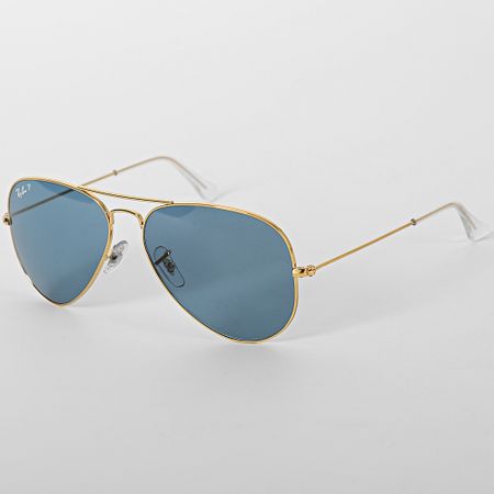 Ray-Ban - Gafas de sol Aviator Large Metal RB3025 Oro Azul
