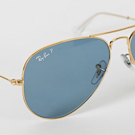 Ray-Ban - Gafas de sol Aviator Large Metal RB3025 Oro Azul