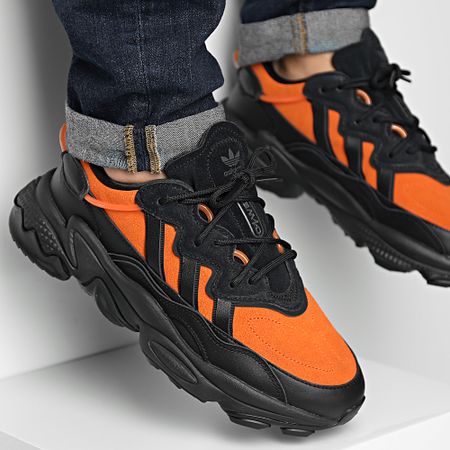 adidas - Ozweego TR Zapatillas ID9828 Naranja Core Negro Gris Seis