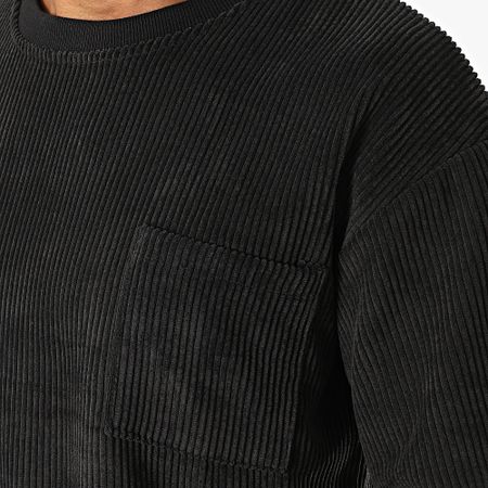 Classic Series - Camiseta negra con bolsillo