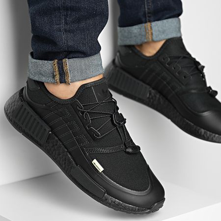 Adidas Originals - NMD R1 Zapatillas ID4713 Core Negro Carbono Pulso Amarillo