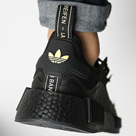 Adidas Originals - NMD R1 Zapatillas ID4713 Core Negro Carbono Pulso Amarillo