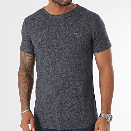 Tommy Jeans - Jaspe Slim Tee 9586 Azul jaspeado