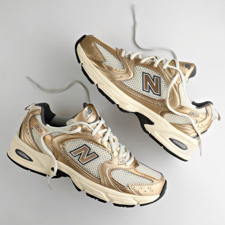 New Balance - Zapatillas 530 MR530LG Tórtola dorada metalizada