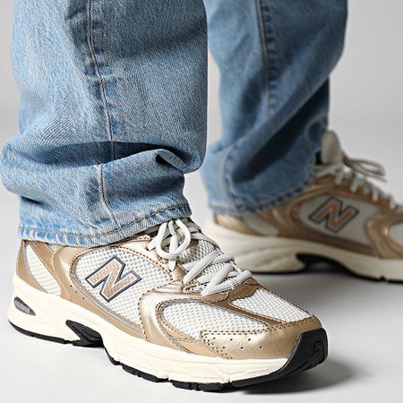 New Balance - Zapatillas 530 MR530LG Tórtola dorada metalizada