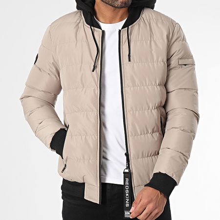 Redskins - Abrigo con capucha Austin Jacke Beige