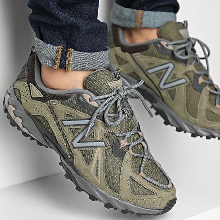New Balance - Zapatillas 610 ML610TM Verde Ejército Gris Oscuro
