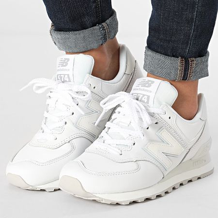 New Balance - Zapatillas Mujer Classics 574 WL574IM2 Blanco puro