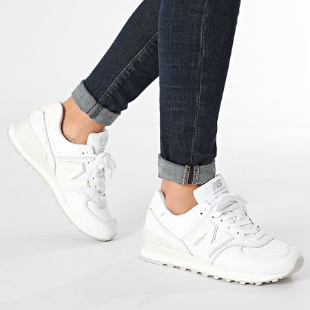 New Balance - Zapatillas Mujer Classics 574 WL574IM2 Blanco puro