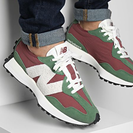 New Balance - Zapatillas 327 WS327UO Verde Bosque Vino