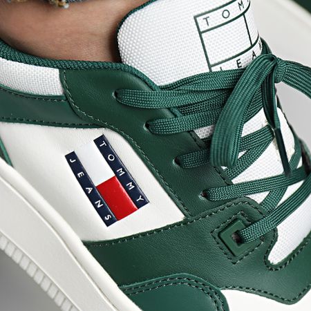 Tommy Hilfiger - Zapatillas Retro Essential 1395 Verde