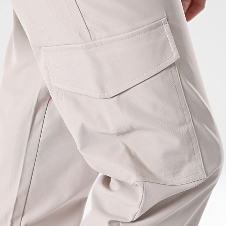 Only - Pantalón cargo Ember Satin Beige, mujer