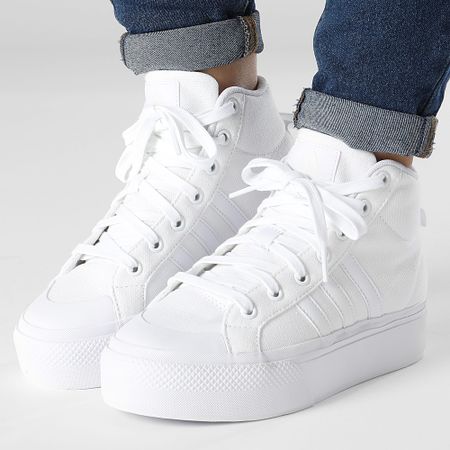 Adidas Performance - Zapatillas Bravada 2.0 Mid Platform para mujer IE2316 Footwear White Core White
